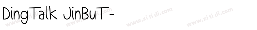 DingTalk JinBuT字体转换